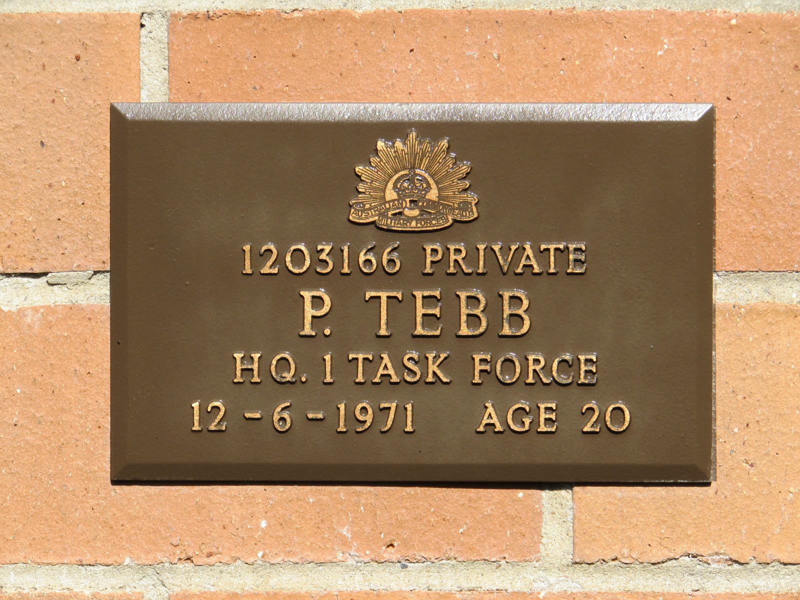 TEBB, Peter